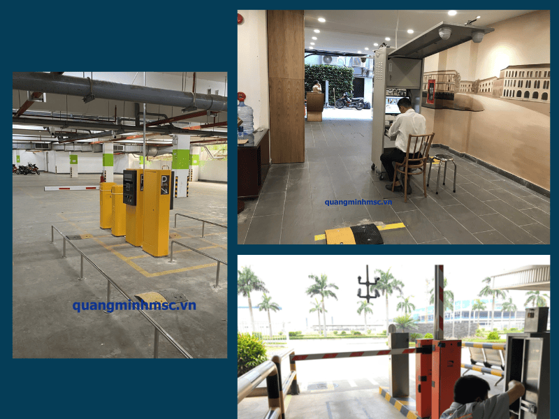 barrier tự động cho làn xe máy tay gập